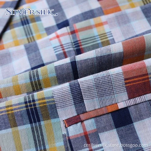 Checked Colorful Breathable Cotton Splicing Cloth